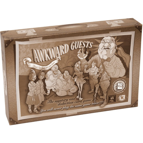 Megacorpin games awkward guests the walton case - detective card game - 12+ years - English