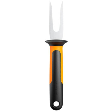 Fiskars funkční vidlička na rybí špíz (černá nerezová ocel)