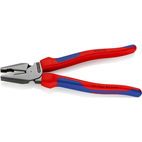 Knipex high leverage combination pliers 225 mm (red blue)