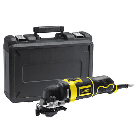 Stanley fatmax 300w oscillating multi-tool multi-function tool (yellow black, with case and 20 accessories)