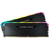 Corsair Vengeance RGB RS 32 GB DDR4-3200 (2x 16 GB) RAM (fekete, cmg32gx4m2e3200c16, xmp 2.0)