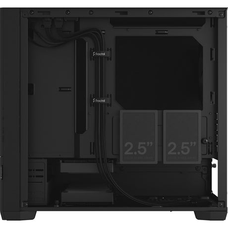 Fractal design pop mini silent black solid midi tower housing (black | 2x USB-A)