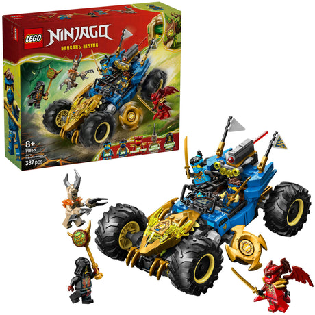 Lego ninjago - jay's transforming car construction toy (71856)