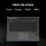 Asus rog strix g16 g614fr-s5252w 16 igričarski prenosnik (sivo zelen | r9 9955hx | rtx 5070 ti | 16 GB | 1 TB SSD)