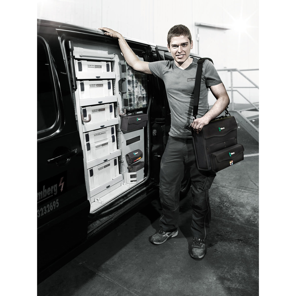 Wera 2go 3 tool box (black)