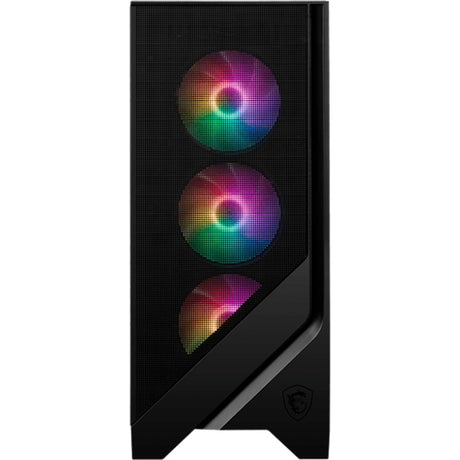 MSI Mag Forge 120A Airflow Midi Tower Housing (Black | 2x USB-A | RGB | Tempered Glass)