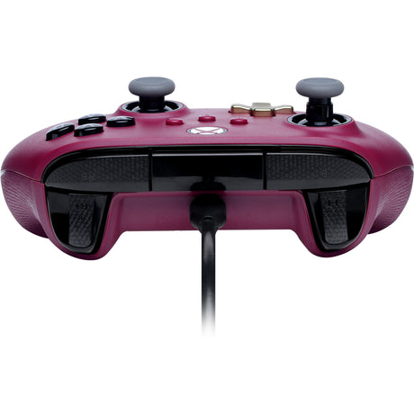 Powera Advantage Plus Wired Controller for Xbox Series X|s - Ruby (Dark Red, Xbox Series X|s, Xbox One, PC)