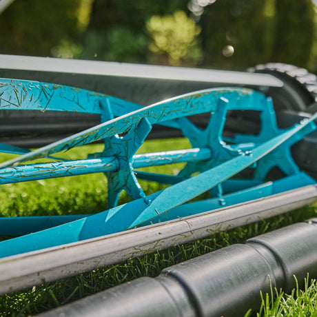 Gardena Cylinder Lawnmower Comfort 400 Cylinder Lawnmower (grey turquoise, 11760-20)