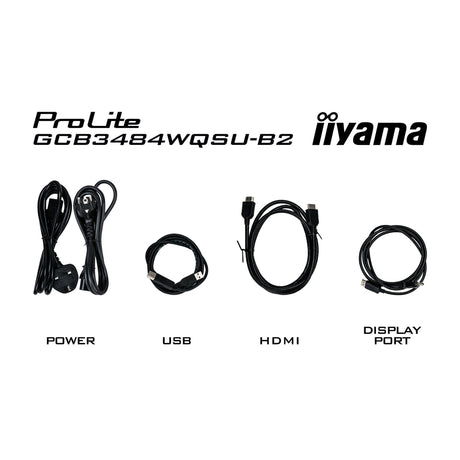 Iiyama g-master red eagle gcb3484wqsu-b2 34 zakrivený ultrawide herný monitor (čierny, hdmi, displayport, usb, audio, amd free-sync, dual mode)
