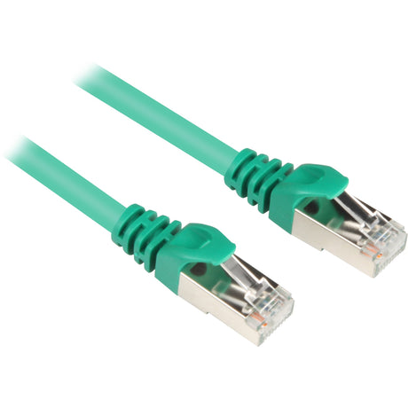 Sharkoon Netzkabel SFTP, RJ-45 mat Cat.6 (gréng, 0,5 Meter)