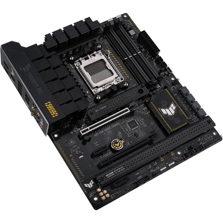 Asus TUF Gaming B650-Plus WiFi Socket AM5 Motherboard (black light orange, RAID, 2.5Gb LAN, Wi-Fi 6, BT 5.2, sound, ATX)