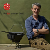The Windmill Kibo Grill Model 3.0 Charcoal Barbecue (Black)