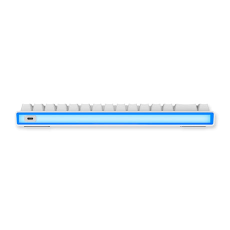 Mchose ace 68 air hall effect magnetic switch gaming keyboard (white, us layout (qwerty), kailh magnetic god, 65%, rgb, hot swap, pbt keycaps, usb-c, hall effect sensor)