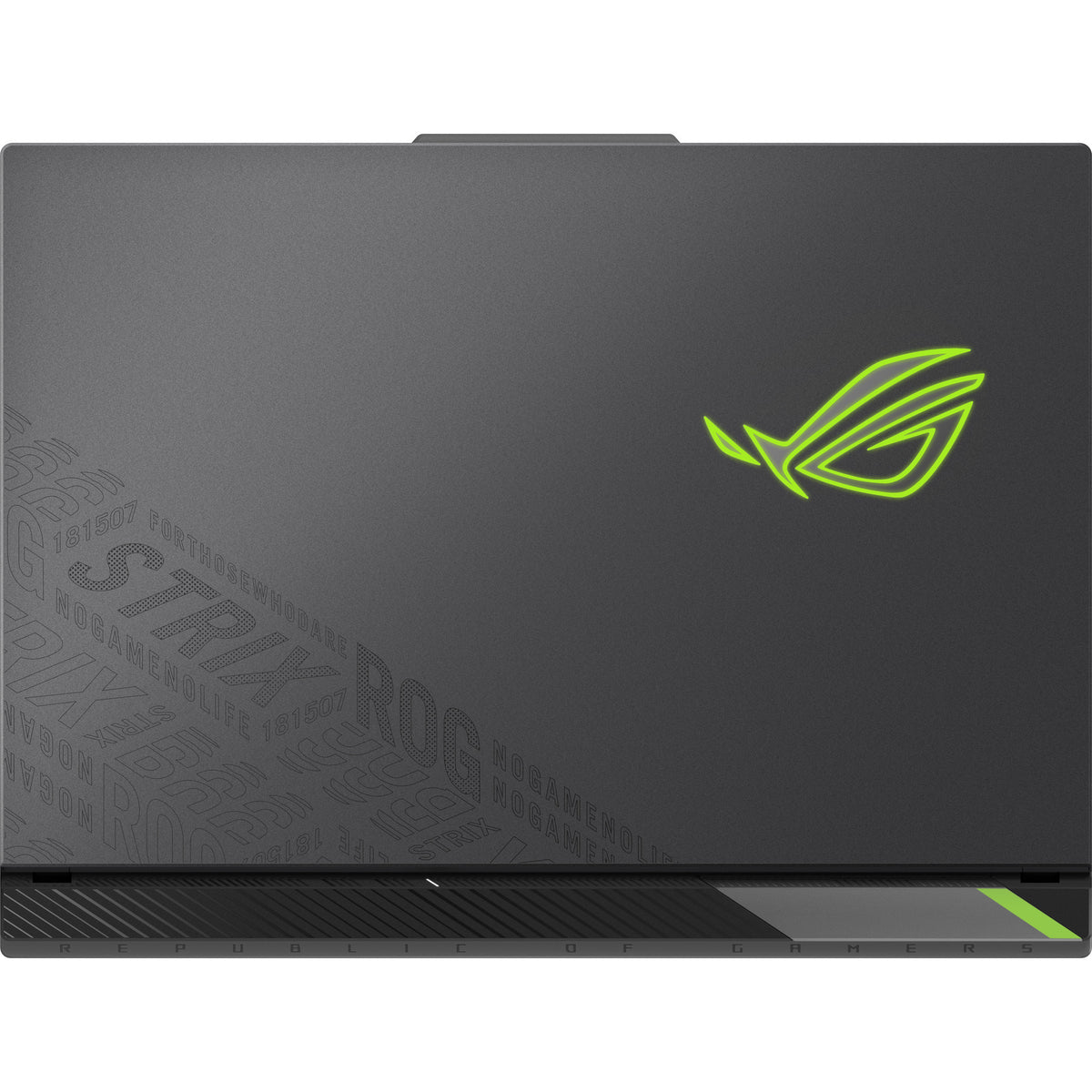 Asus rog strix g16 g614fr-s5252w 16 igričarski prenosnik (sivo zelen | r9 9955hx | rtx 5070 ti | 16 GB | 1 TB SSD)