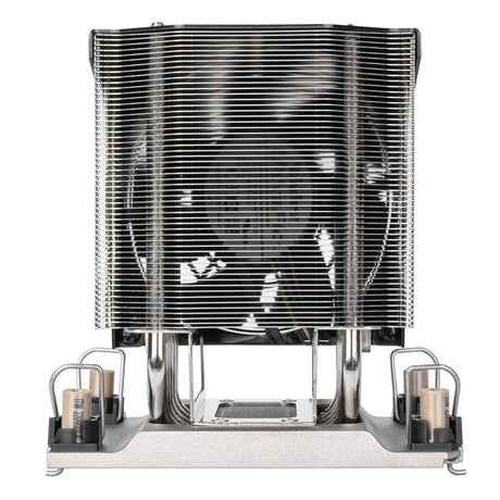 Silverstone SST-XE04-4677VB procesoriaus aušintuvas (juodas, 4 kontaktų PWM ventiliatoriaus jungtis)