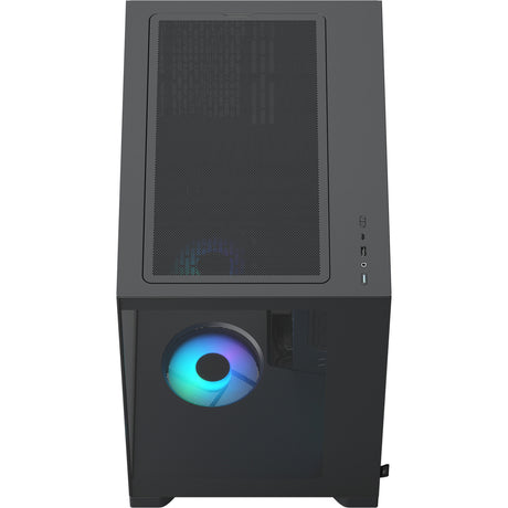 Skrinka Fractal Design Pop 2 Vision RGB midi tower (čierna | 1x USB-A | 1x USB-C | RGB | tvrdené sklo)