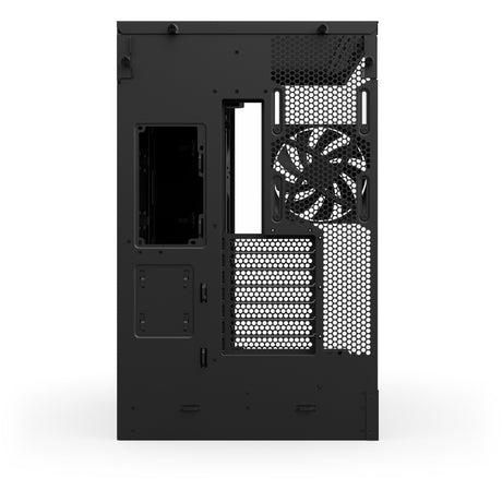 Nzxt h9 flow midi tower kryt (čierna (matná) | 2x USB-A | 1x USB-C | tvrdené sklo)