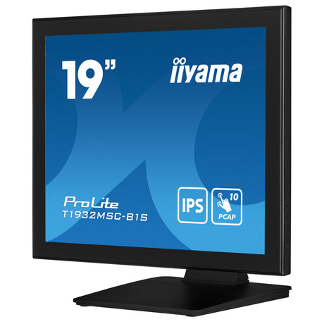 Iiyama prolite t1932msc-b2s 19 touchscreen monitor (black, 1x display port, 1x HDMI)