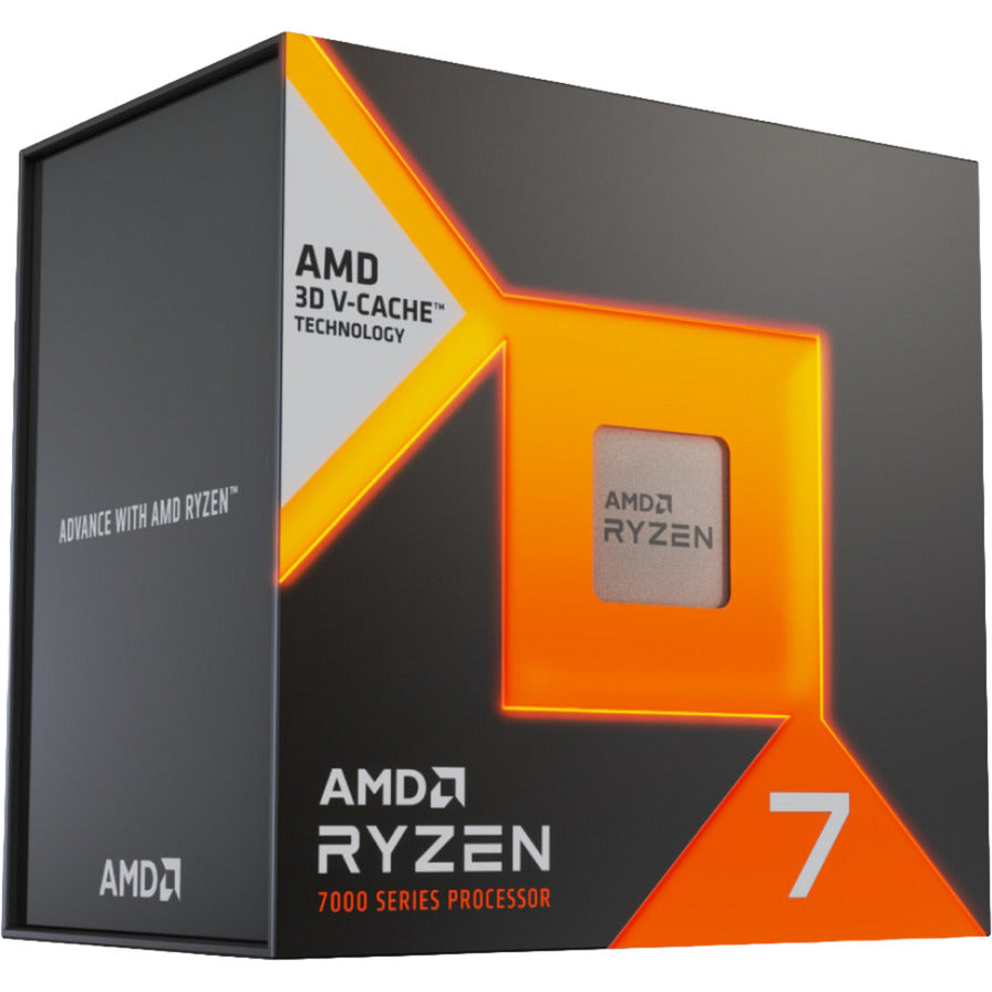 AMD Ryzen 7 7700x3D, 4 GHz (4.5 GHz Turbo Boost) socket AM5 processor (unlocked, boxed)