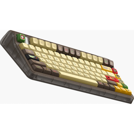 Iqunix og80 happy ape wireless mechanical keyboard (black, us layout (qwerty), ttc holy panda, 80% (tkl), rgb leds, hot-swappable, pbt, 2.4ghz | bluetooth 5.1 | usb-c)