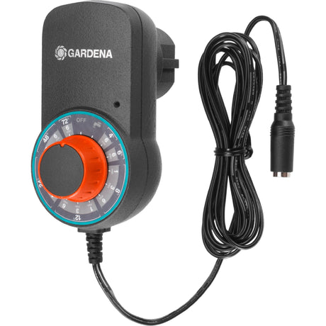 Conjunto Gardena para computador de irrigação de irrigação de floreira totalmente automático (cinza preto, 1407-20)