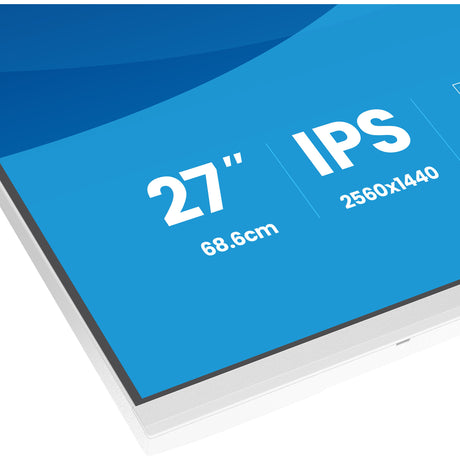 Iiyama prolite xb2797qsu-w1 27 monitor (white (matte), 1x display port, 2x HDMI, 2x USB-C, 2x USB-A)