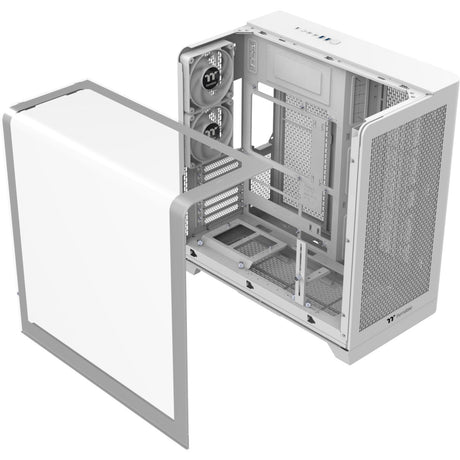 Ohišje Thermaltake view 390 air snow midi tower (belo | 2x USB-A | 1x USB-C | kaljeno steklo)