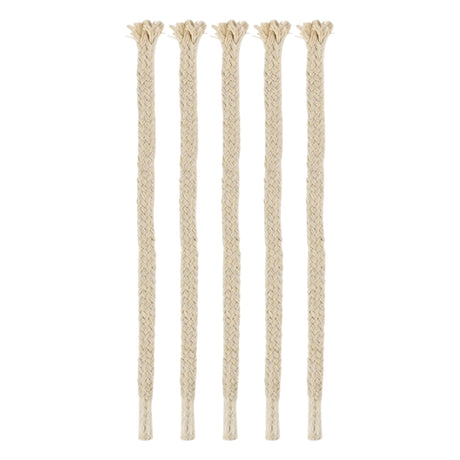 Esschert design torch bamboo replacement wick cotton set of 5