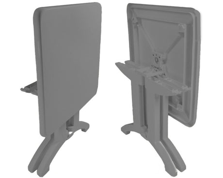 Grosfillex vega table plastic 80x80cm anthracite