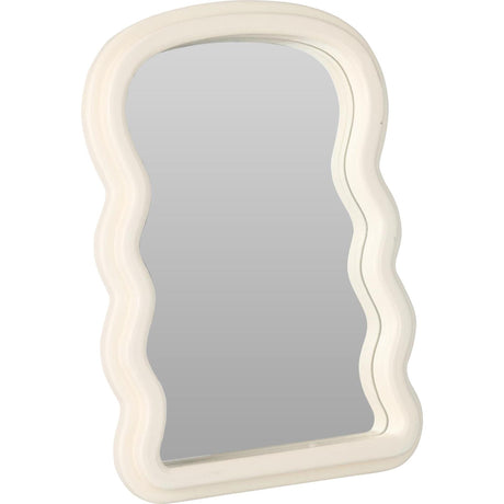 Home styling mirror wavy 18x2x26cm mirror wavy 18x2x26cm