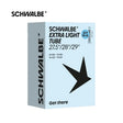 Schwalbe inner tube scv19l-el 54 75-584 622 40mm black