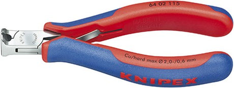Knipex elektroninės pjovimo replės su kelių komponentų rankenomis 115 mm - 6402115