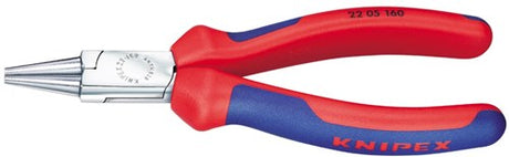 Kulaté ohýbací kleště Knipex, chrom. komfort 160 mm - 22 05 160 - 2205160