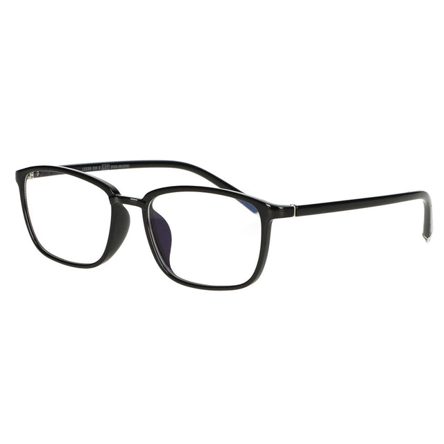 Spectrum computer glasses black rectangular 1.00
