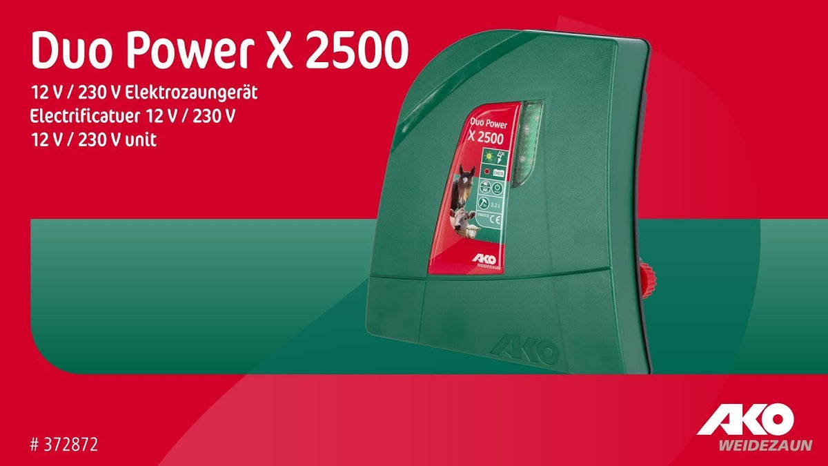 Ako termékek duo power x2500 combi energizer 230v 12v