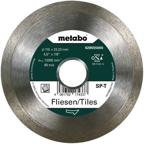 Metabo accessoires diamant slijpschijf | ø 115x22,23mm | sp-t | fliesen sp - 628555000