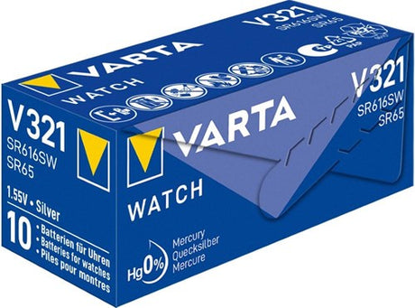Varta 321 SR65 10 pieces in a box